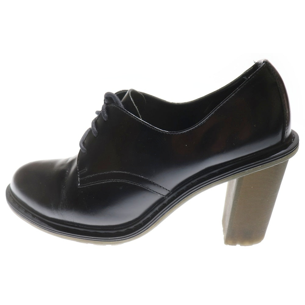 Dr.Martens(ドクターマーチン) JINELLE ジネル 3ホール レザー レースアップ ヒール パンプス シューズ ブーツ ブラック レディース