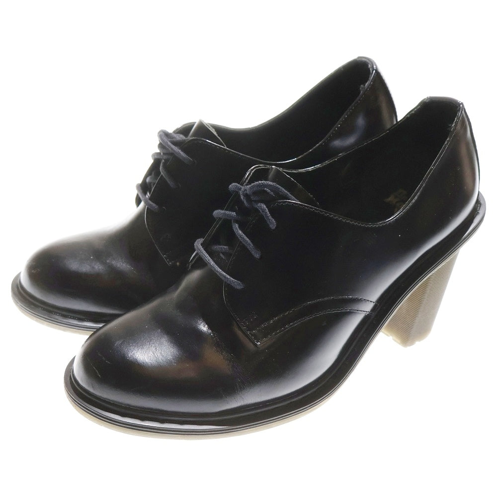 Dr.Martens(ドクターマーチン) JINELLE ジネル 3ホール レザー レースアップ ヒール パンプス シューズ ブーツ ブラック レディース