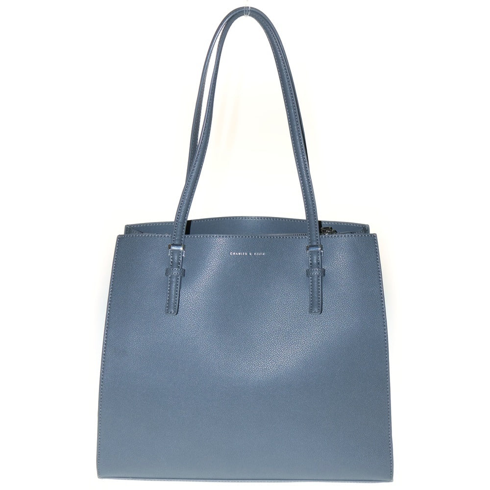 CHARLES&KEITH(チャールズ＆キース) トートバッグ ハンドバッグ グレー