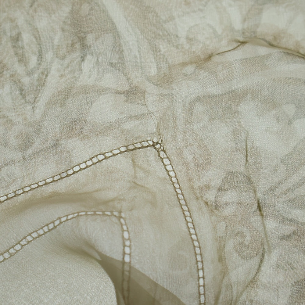 GIORGIO ARMANI(ジョルジオアルマーニ) シアー スカーフ ペイズリー ベージュ