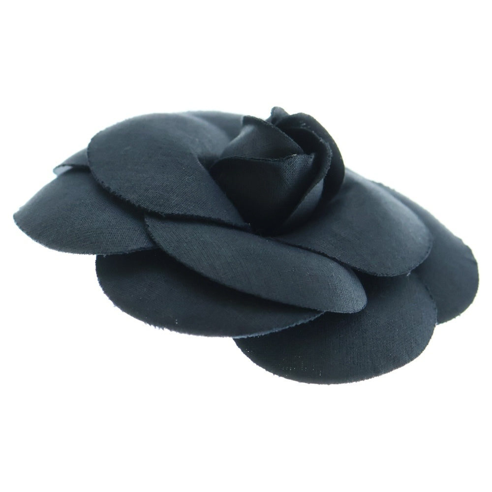 CHANEL(シャネル) カメリア フラワー ブローチ ピンバッジ ネイビー