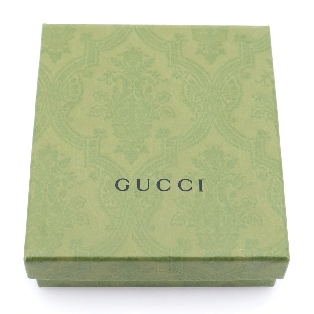 GUCCI(グッチ) グッチシマ GGエンボス レザーマネークリップ カードケース ブラック 170580