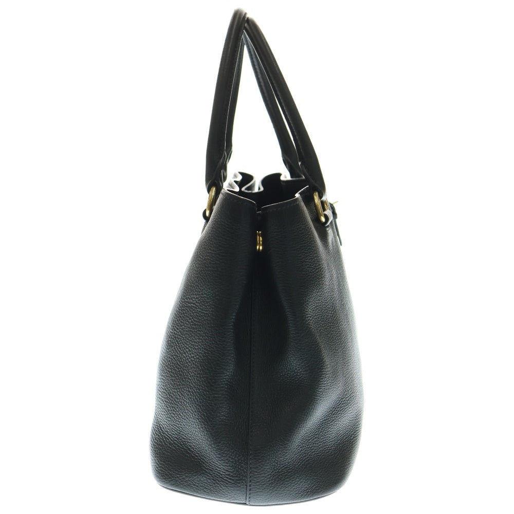 PRADA(プラダ) 2WAYハンドバッグ ショルダーバッグ ハンドバッグ ブラック ゴールド金具 レザー 1BA058