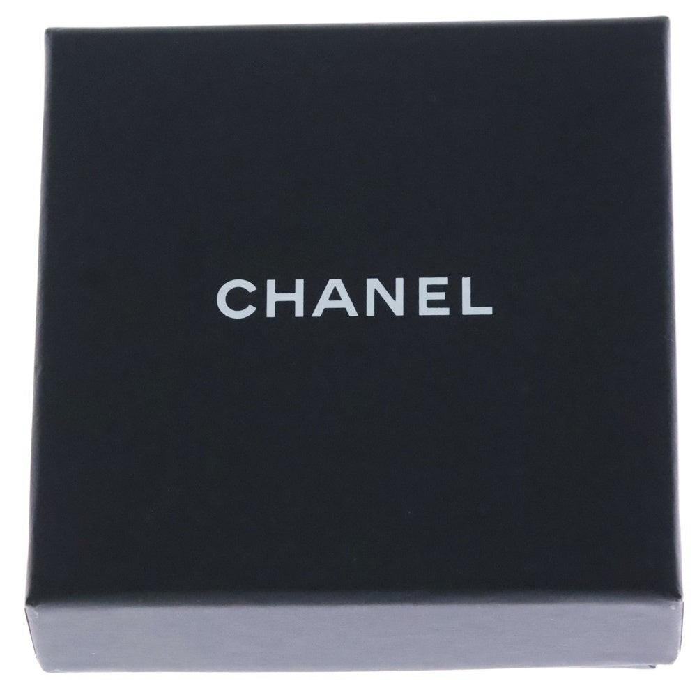 CHANEL(シャネル) ココマーク ラインストーン ピアス ホワイト×ゴールド B19C