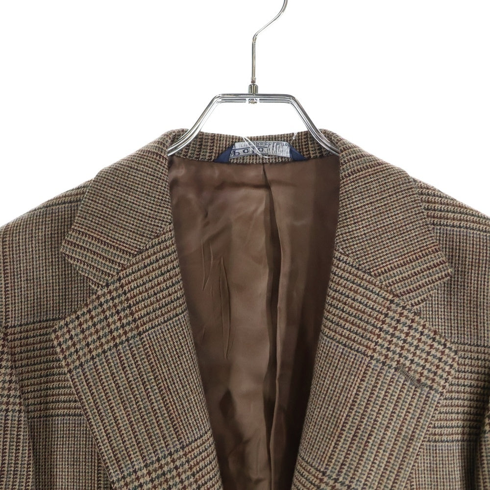 POLO RALPH LAUREN(ポロラルフローレン) テーラードジャケット ブラウン 千鳥格子 ウール 92