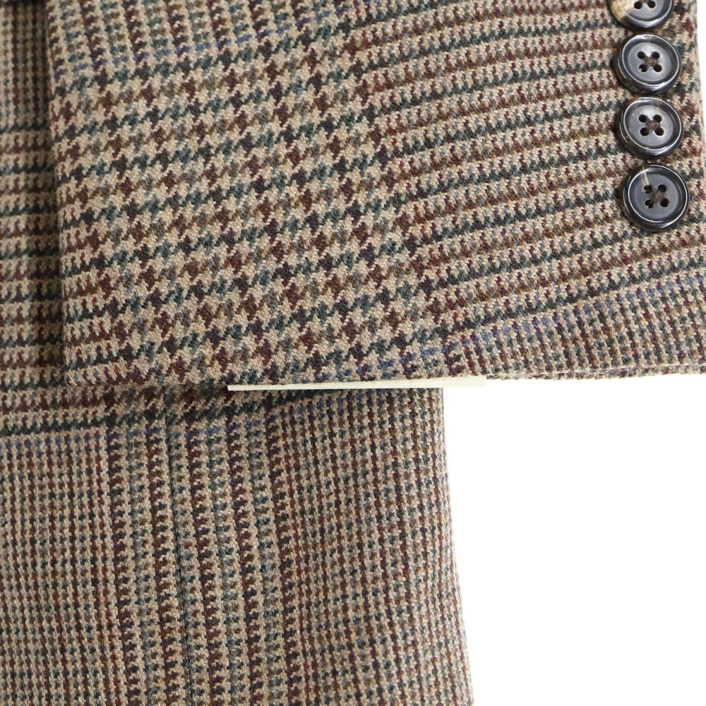 POLO RALPH LAUREN(ポロラルフローレン) テーラードジャケット ブラウン 千鳥格子 ウール 92