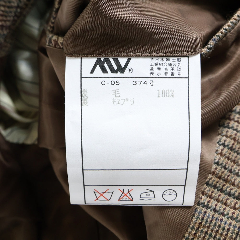 POLO RALPH LAUREN(ポロラルフローレン) テーラードジャケット ブラウン 千鳥格子 ウール 92