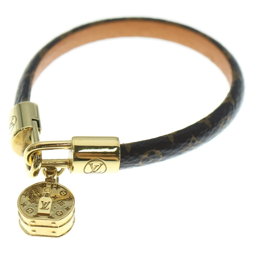 LOUIS VUITTON(ルイヴィトン) モノグラム ブラスレ LV トリビュート ブレスレット ブラウン M6442 ゴールド金具