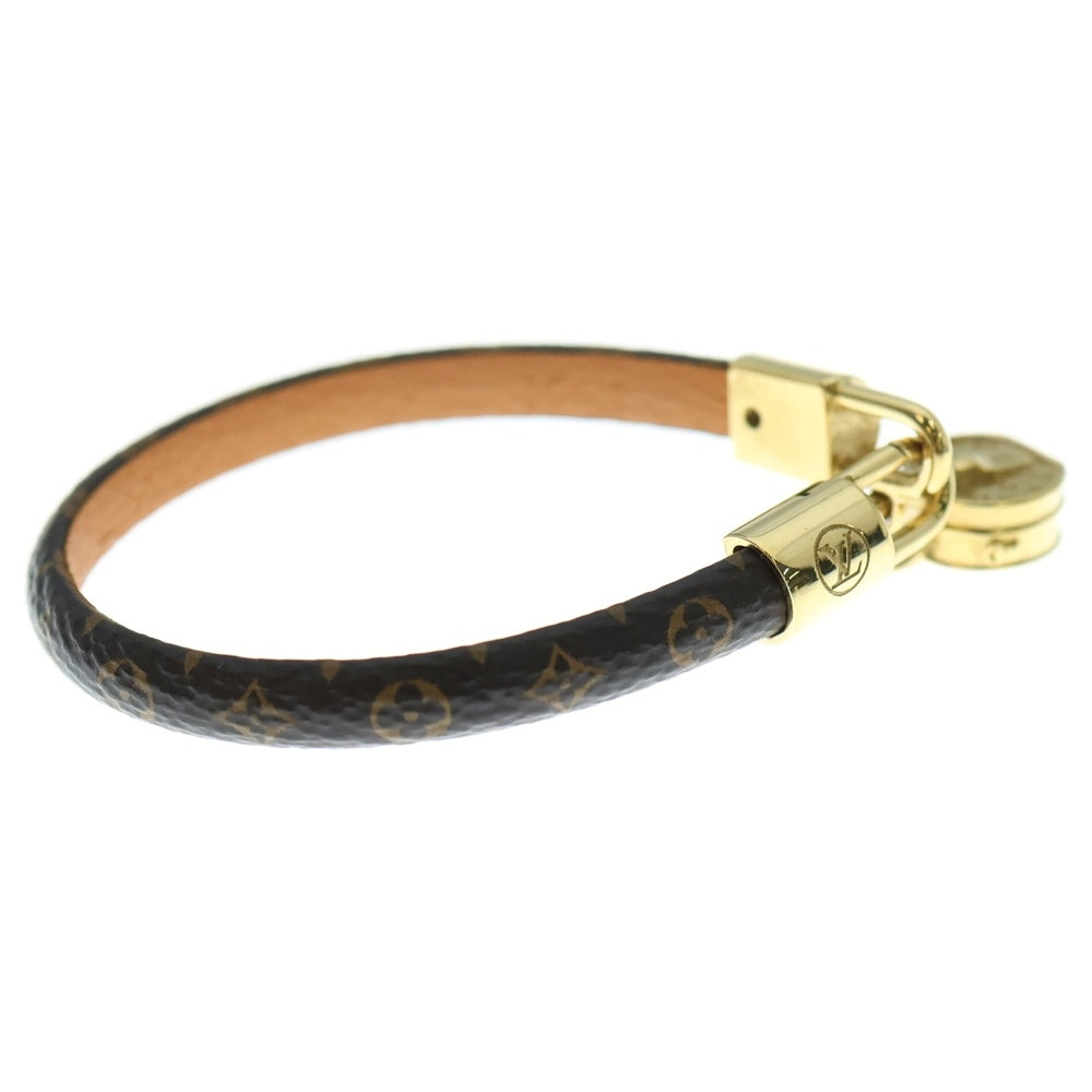 LOUIS VUITTON(ルイヴィトン) モノグラム ブラスレ LV トリビュート ブレスレット ブラウン M6442 ゴールド金具