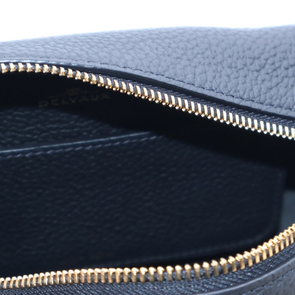 DELVAUX(デルボー) Cool Box Nano クールボックス ナノ 2WAY レザーハンドバッグ ショルダーバッグ ブラック AA0669AQY099ZDO