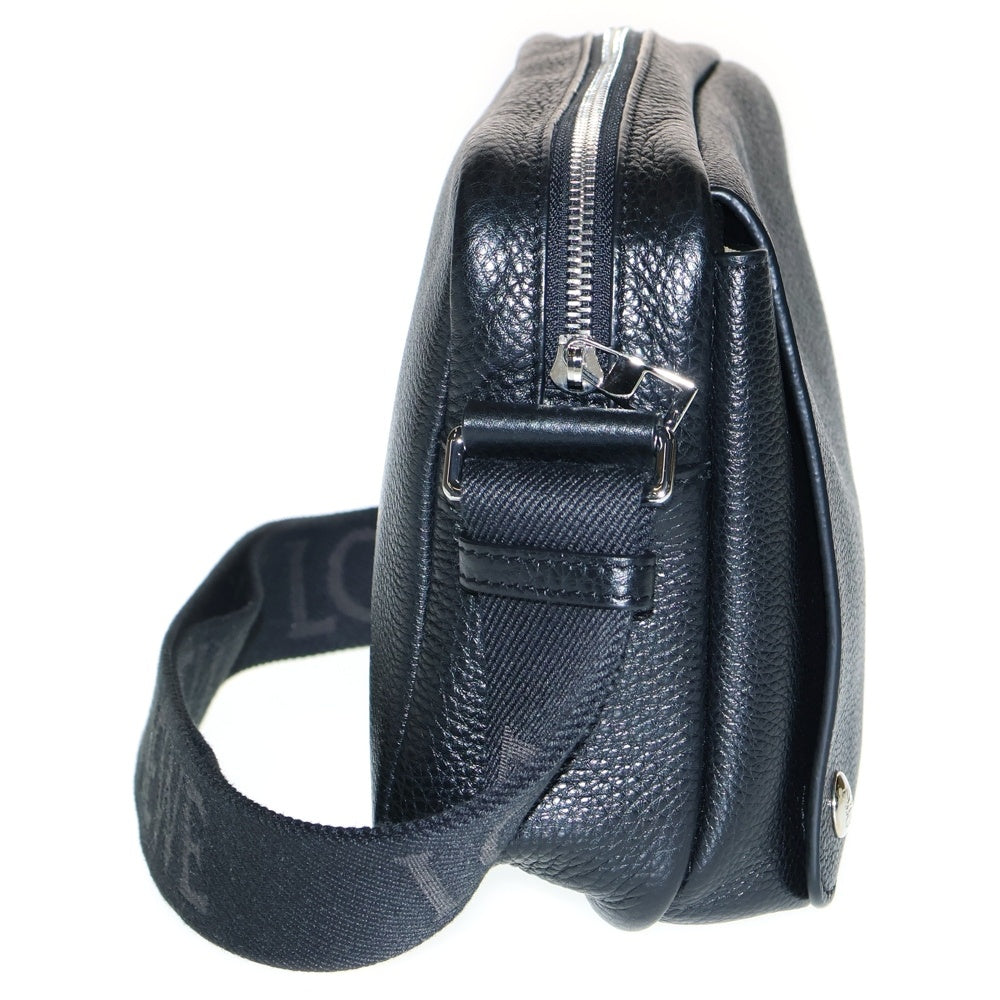 LOEWE(ロエベ) ペブル メッセンジャーバッグ ショルダーバッグ XS ブラック レザー