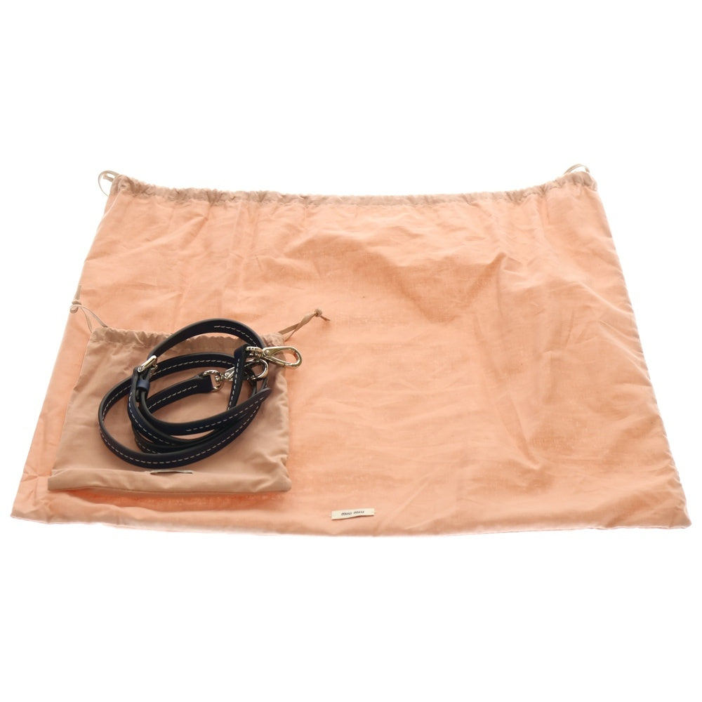 miumiu(ミュウミュウ) 2way ハンドバッグ デニム スモール ハンドバッグ 5BA219