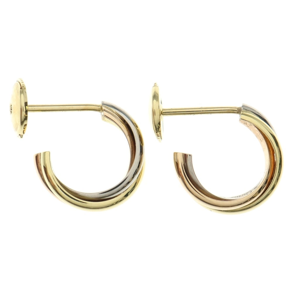 Cartier(カルティエ) トリニティ ピアス イエローゴールド×ホワイトゴールド×ピンクゴールド K18YG/WG/PG B8301540 ジュエリー