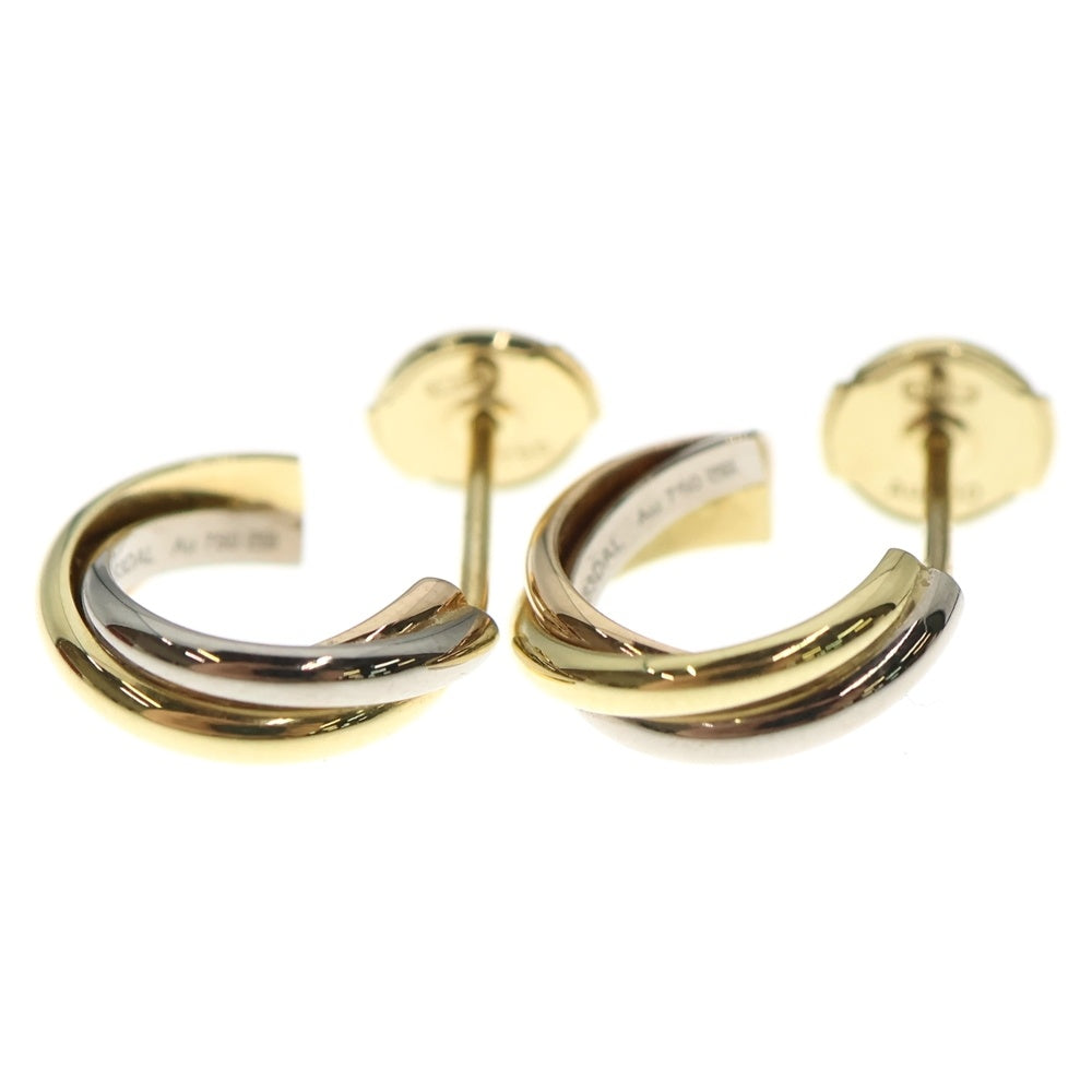 Cartier(カルティエ) トリニティ ピアス イエローゴールド×ホワイトゴールド×ピンクゴールド K18YG/WG/PG B8301540 ジュエリー