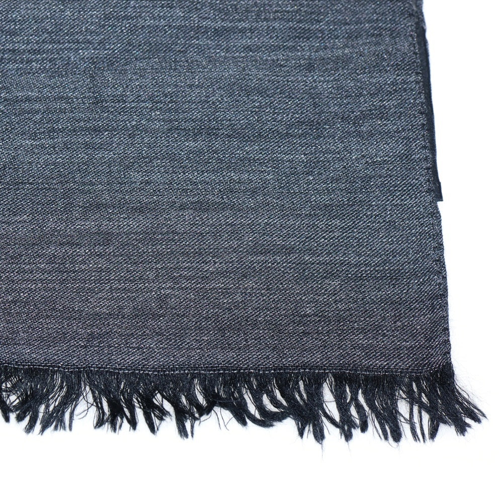 GUCCI(グッチ) GG柄 ストール グレー コットン×シルク