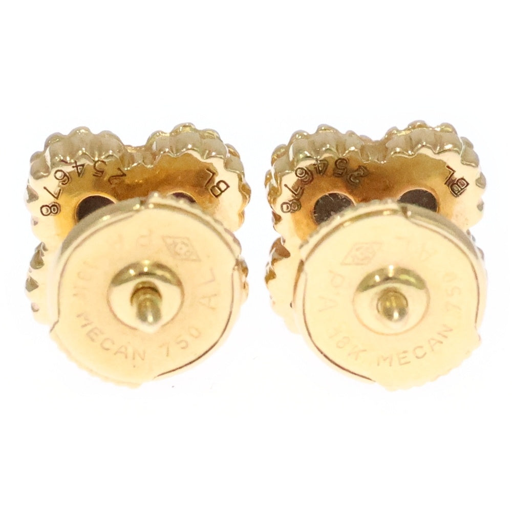Van Cleef & Arpels(ヴァンクリーフアンドアーペル) スウィートアルハンブラ ピアス オニキス イエローゴールド 750YG VCARA44900 ジュエリー