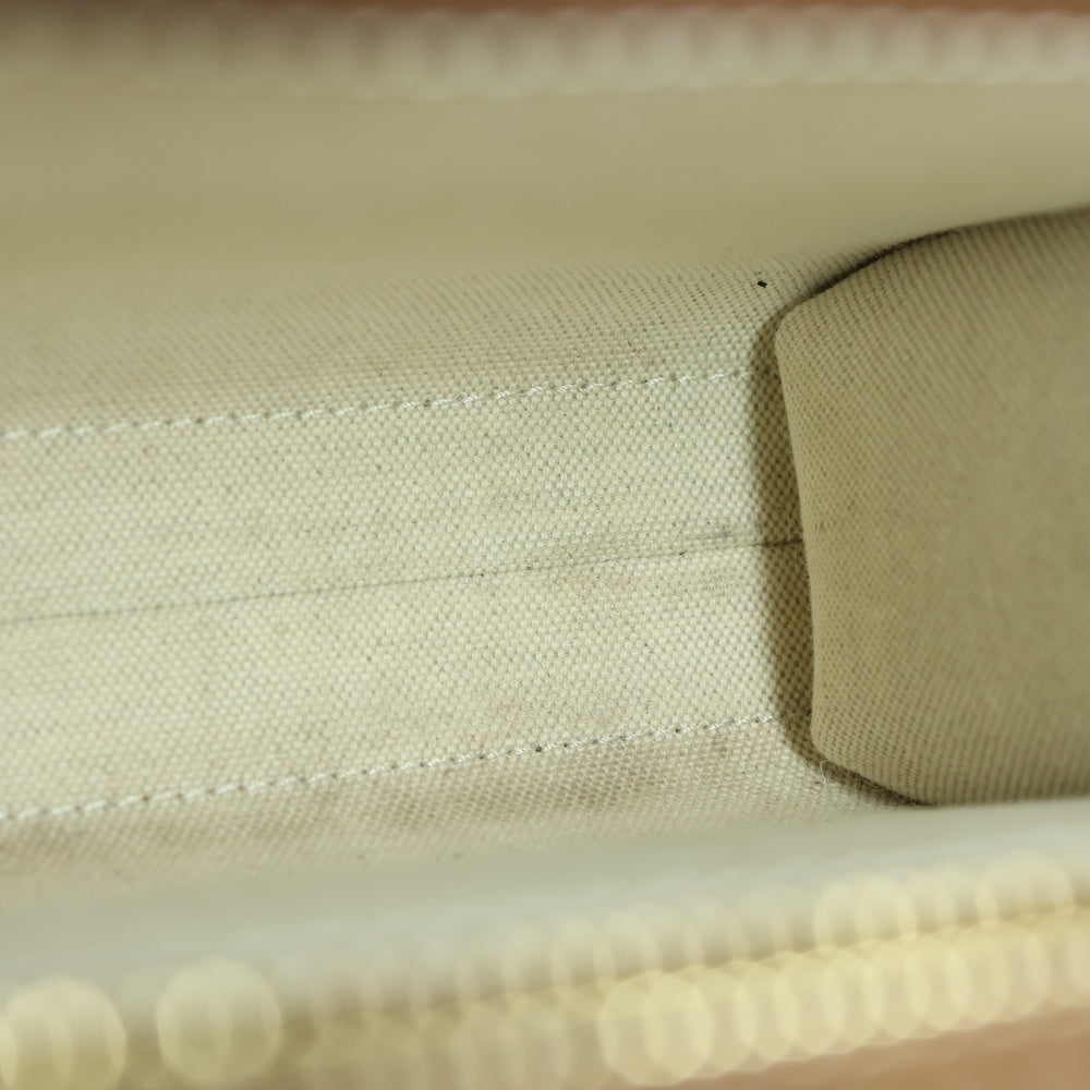 BURBERRY(バーバリー) ポケットバッグ 2wayハンドバッグ ショルダーバッグ アイボリー×ブラウン キャンバス×レザー 8039361