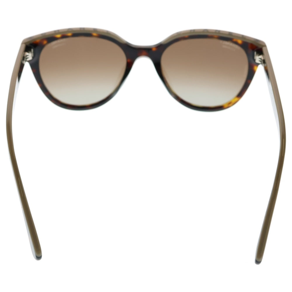 CHANEL(シャネル) ココマーク バイカラー ロゴ ウェリントンフレーム カラーレンズ サングラス メガネ 眼鏡 アイウェア ブラウン/ベージュ 5414A