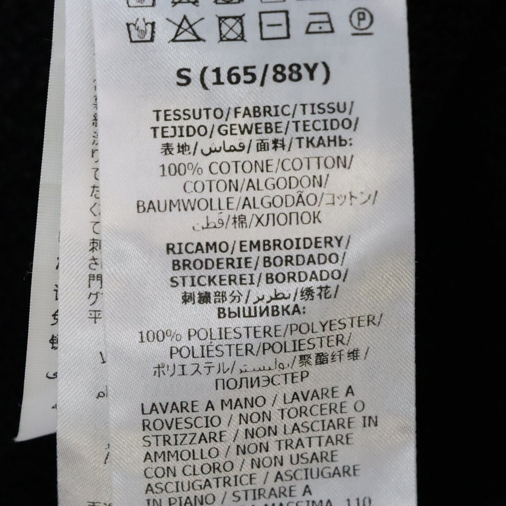 GUCCI(グッチ) インターロッキングG シェリーライン ロゴ刺繍 クルーネック プルオーバー スウェットトレーナー ブラック 469250