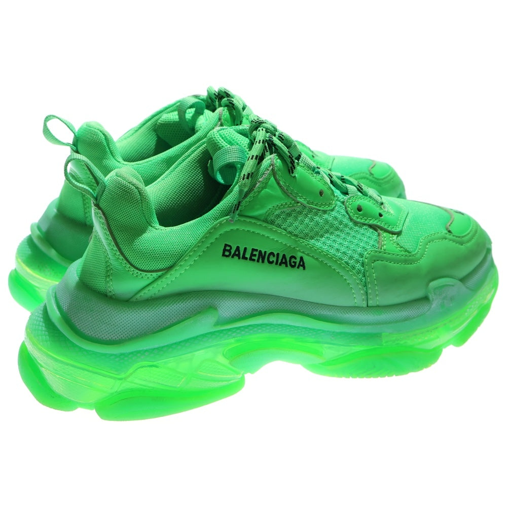 BALENCIAGA(バレンシアガ) Triple S トリプルエス クリアソール ダッド レースアップ ローカットシューズ スニーカー グリーン 541624