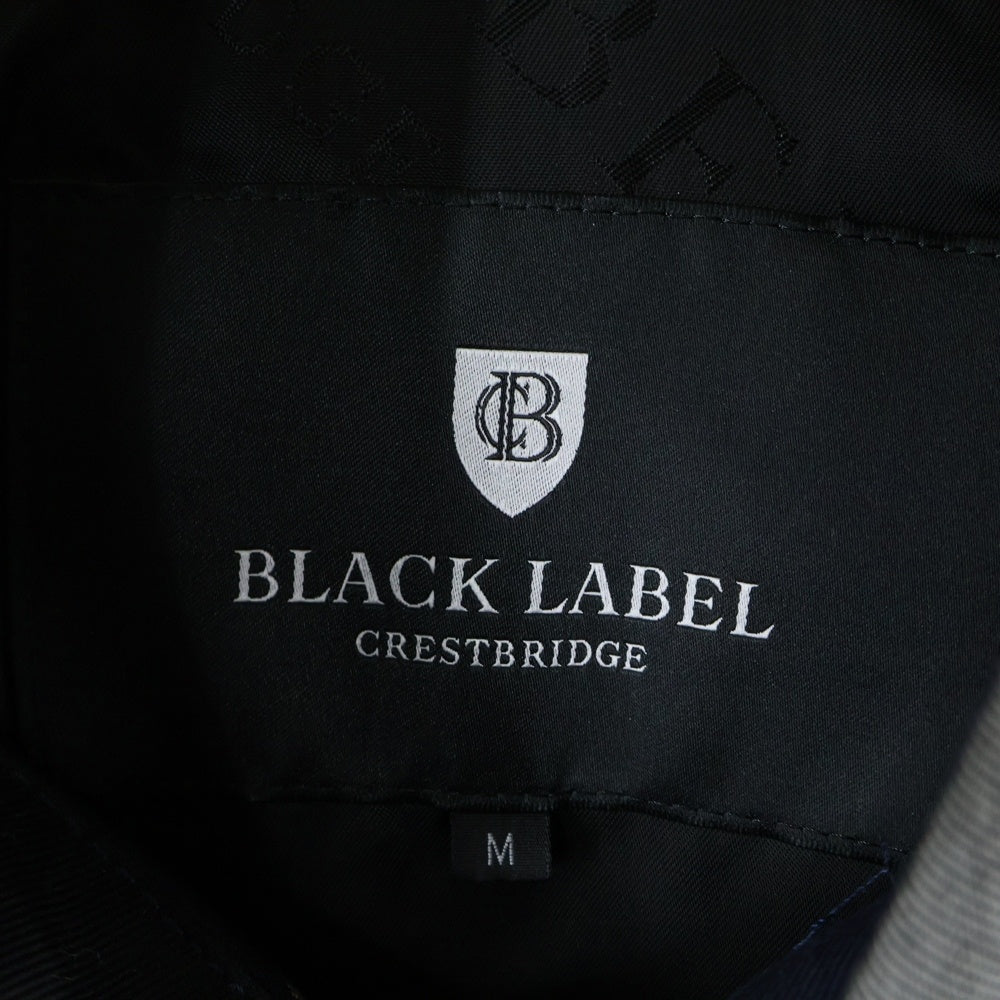 BLACK LABEL CRESTBRIDGE(ブラックレーベルクレストブリッジ) チェック総柄 トグルボタン ダッフル コート ネイビー/レッド 51F06-305-26