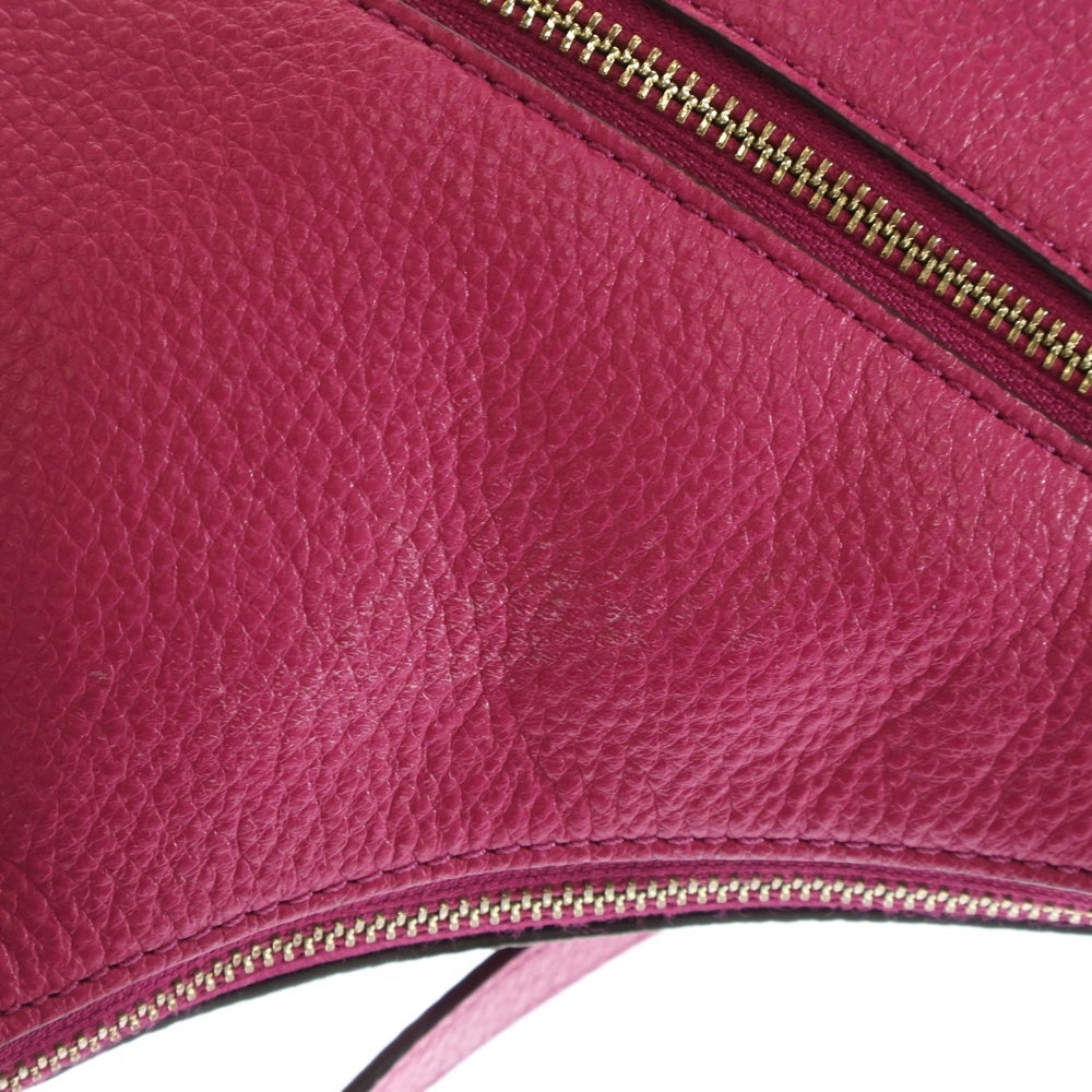 MICHAEL KORS(マイケルコース) フリンジ 2WAYハンドバッグ ショルダーバッグ ワンショルダーバッグ ゴールド金具 ピンク レザー