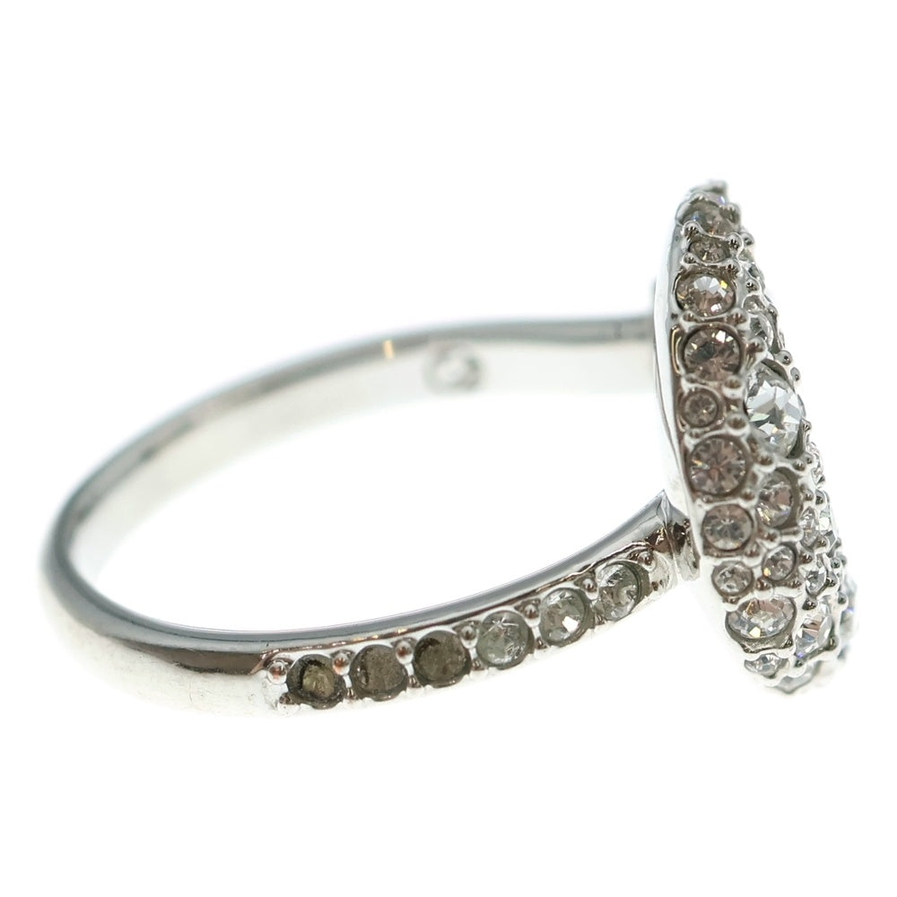 SWAROVSKI(スワロフスキー) ムーン 月 モチーフ ストーン リング 指輪 シルバー