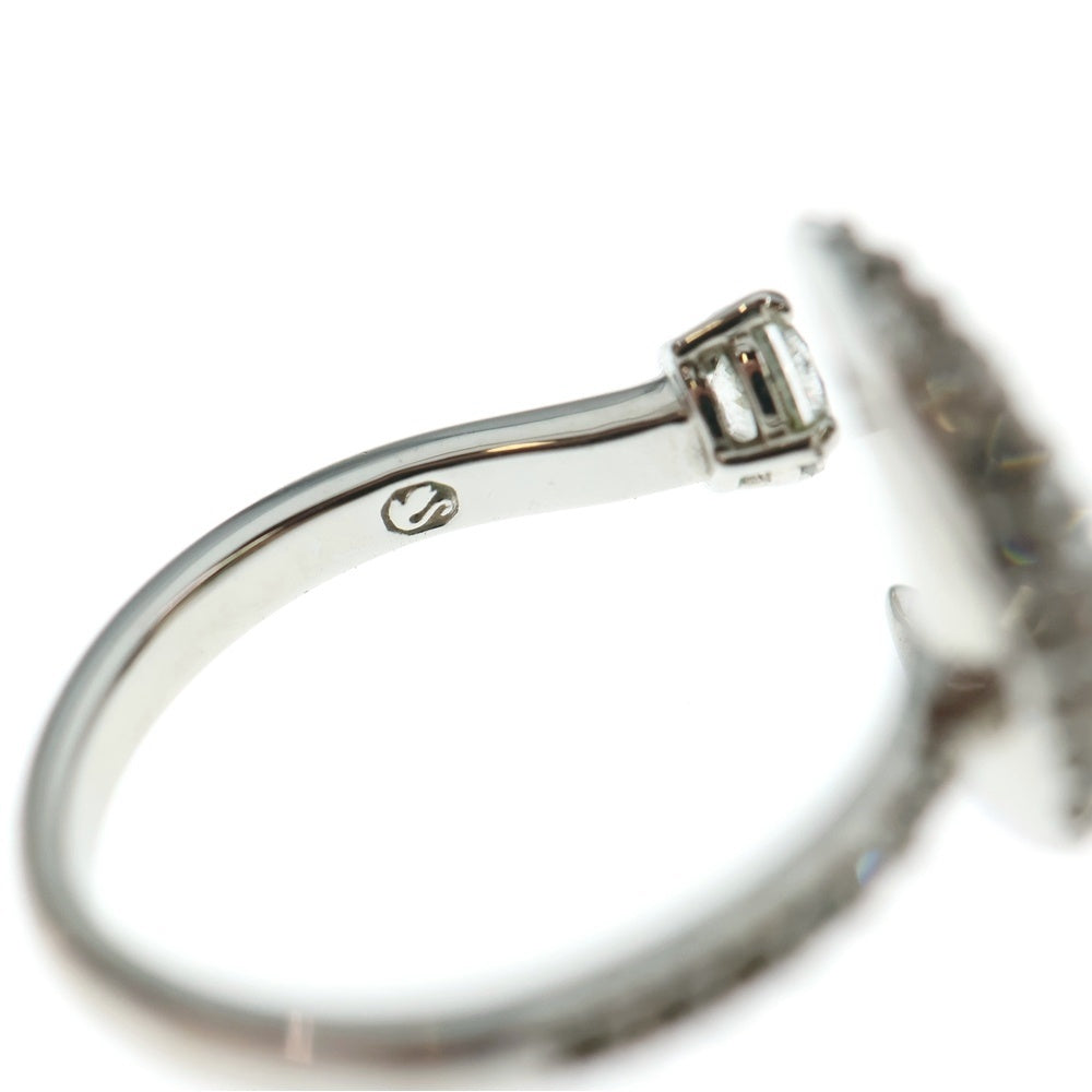 SWAROVSKI(スワロフスキー) ムーン 月 モチーフ ストーン リング 指輪 シルバー