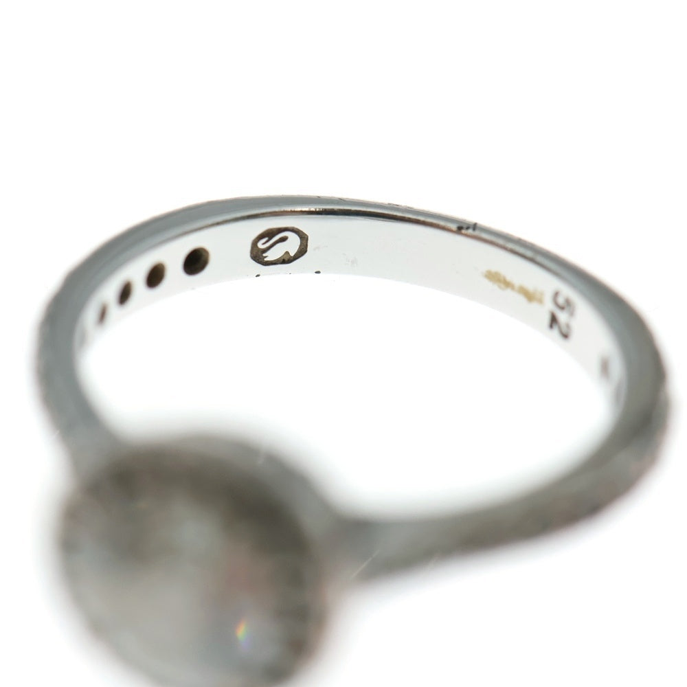 SWAROVSKI(スワロフスキー) ラウンドストーン リング 指輪 シルバー