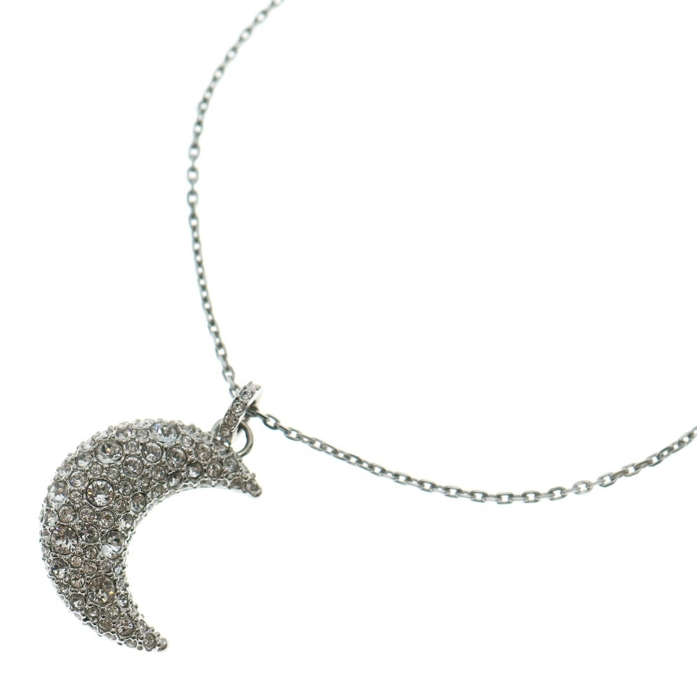 SWAROVSKI(スワロフスキー) ムーン 月 モチーフ ネックレス ペンダント チェーン シルバー