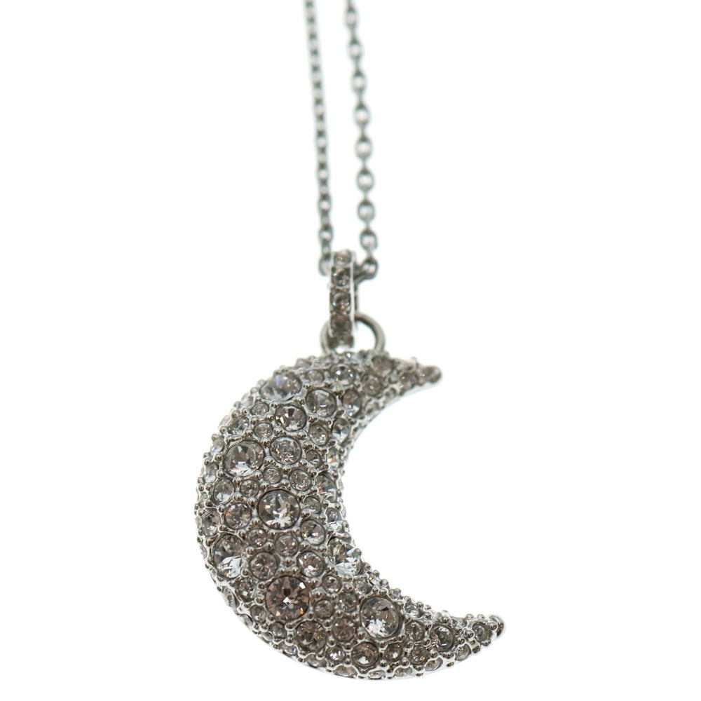 SWAROVSKI(スワロフスキー) ムーン 月 モチーフ ネックレス ペンダント チェーン シルバー