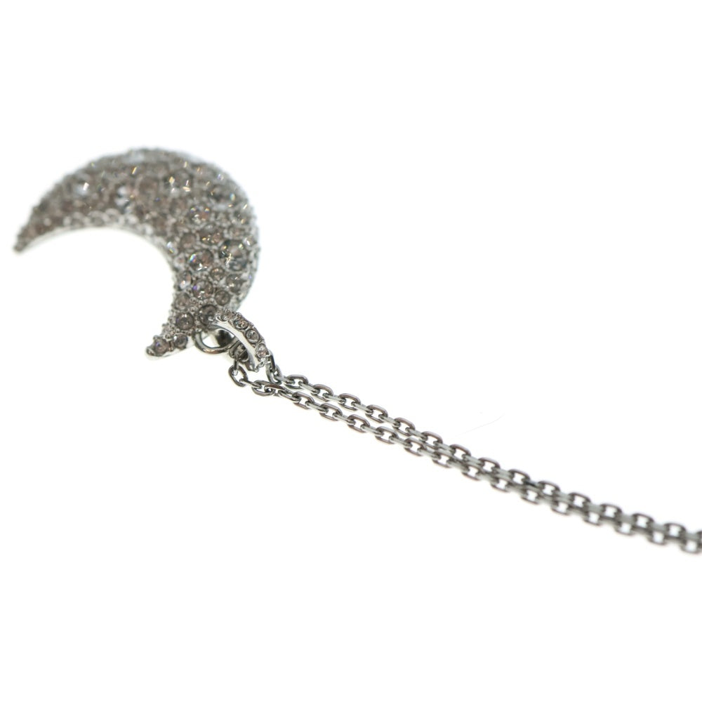 SWAROVSKI(スワロフスキー) ムーン 月 モチーフ ネックレス ペンダント チェーン シルバー