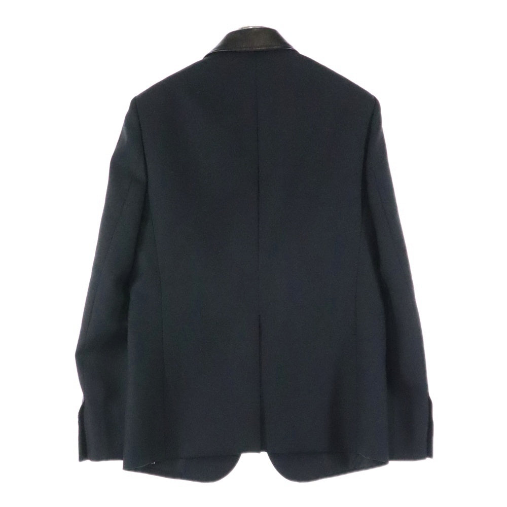 SAINT LAURENT PARIS(サンローランパリ) 18AW レザー ラペル ウエスタンポケット ウール 1B テーラードジャケット ブラック 559562