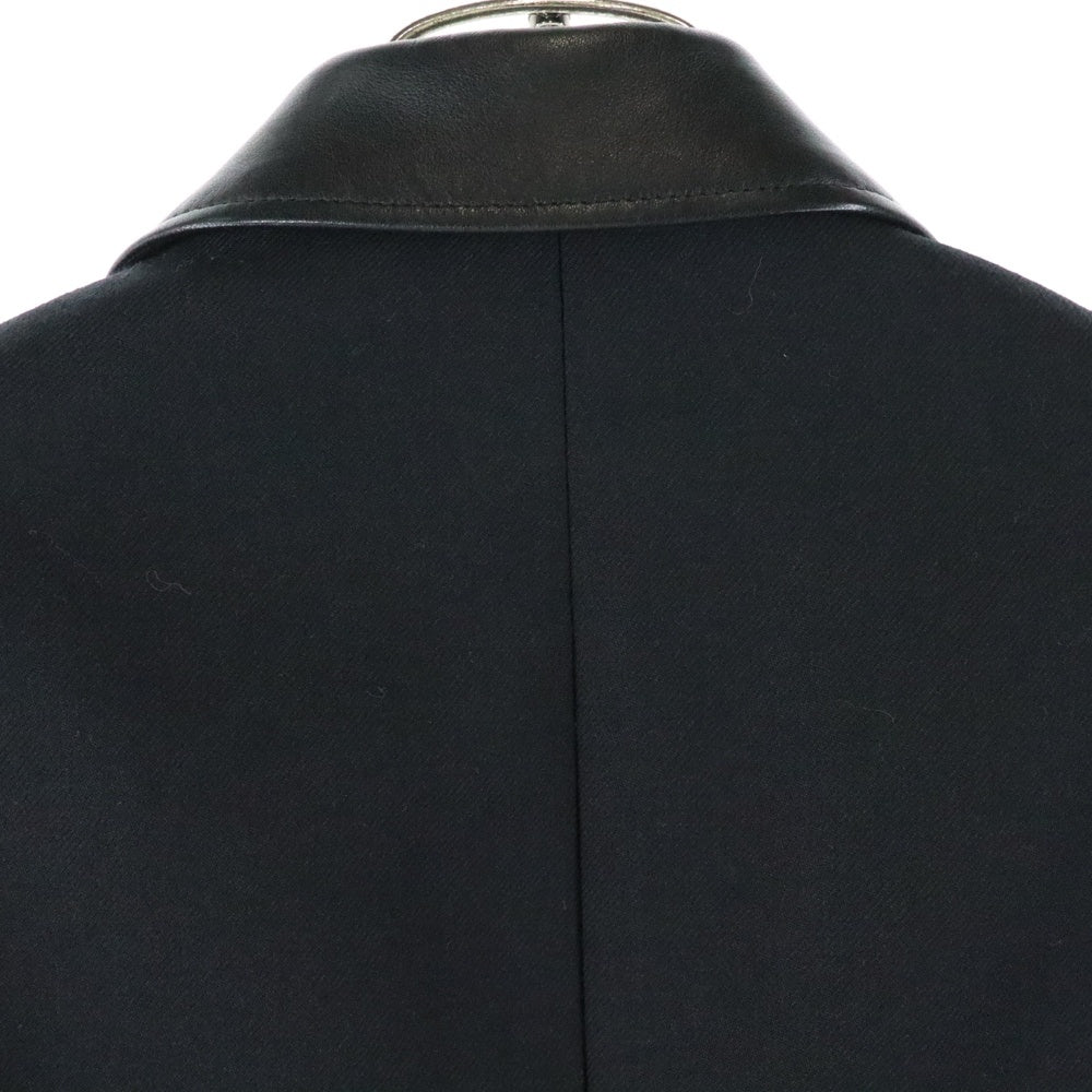 SAINT LAURENT PARIS(サンローランパリ) 18AW レザー ラペル ウエスタンポケット ウール 1B テーラードジャケット ブラック 559562