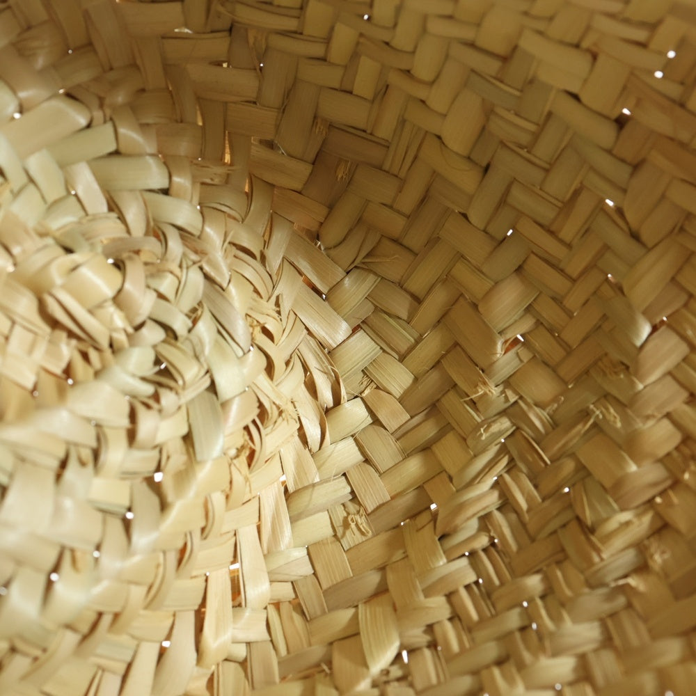 LOEWE(ロエベ) アナグラム バスケットバッグ カゴバッグ ハンドバッグ スモール ラフィア×レザー ブラウン×ベージュ