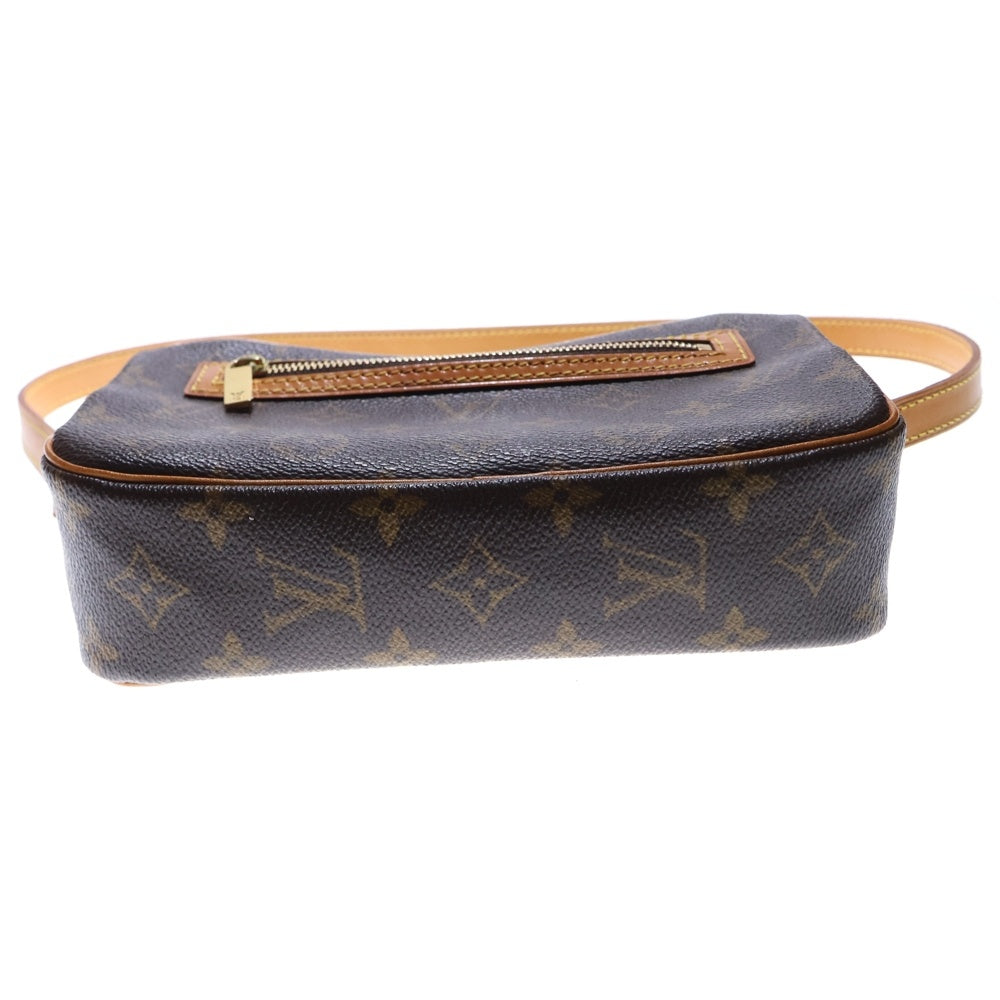 LOUIS VUITTON(ルイヴィトン) モノグラム ポシェットシテ ブラウン PVC ショルダーバッグ M51183