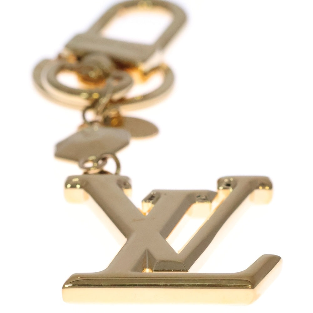LOUIS VUITTON(ルイヴィトン) ポルトクレ LVファセット バッグチャーム キーホルダー キーリング ゴールド M65216