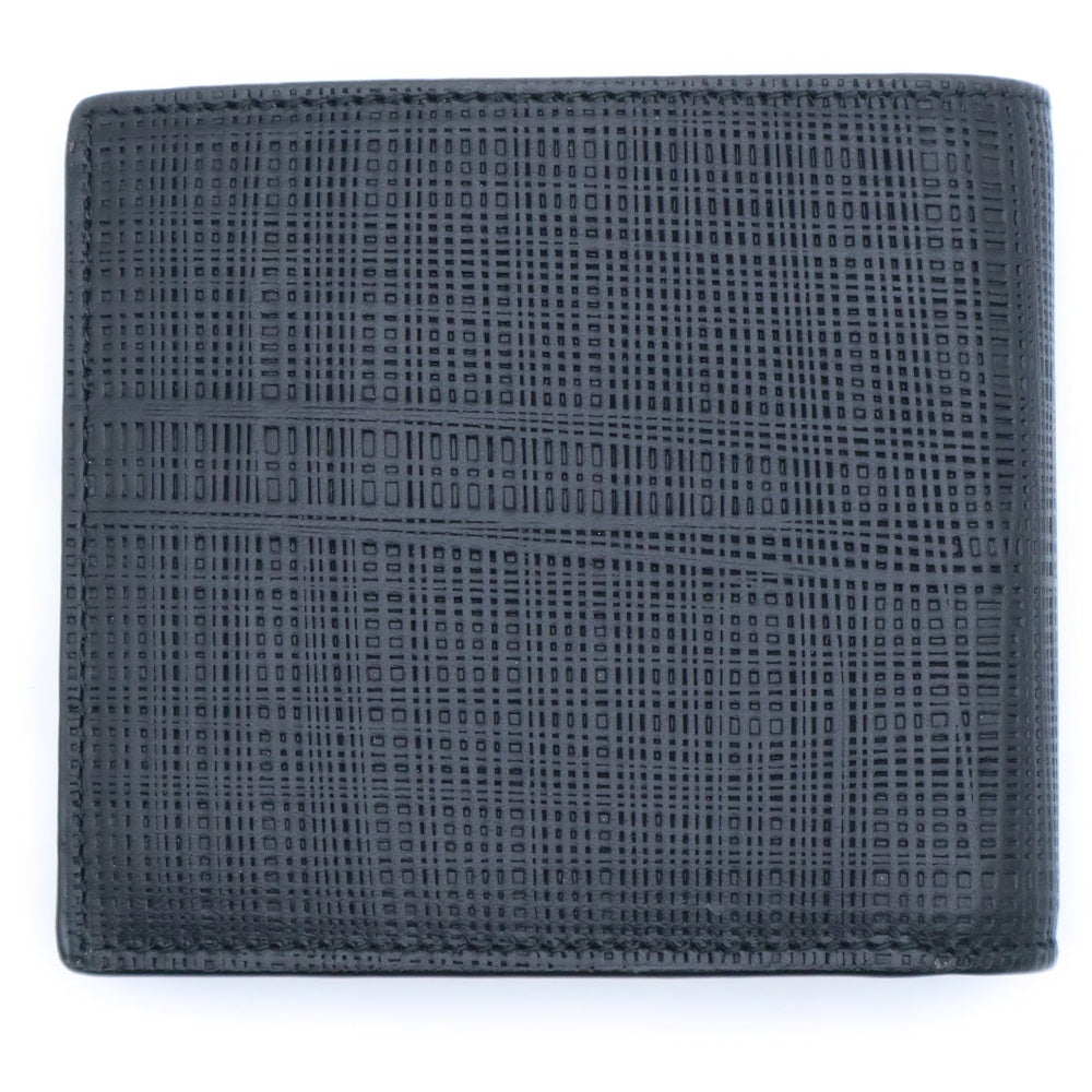 LOEWE(ロエベ) アナグラム バイフォールドウォレット 二つ折り財布 カードケース ブラック レザー