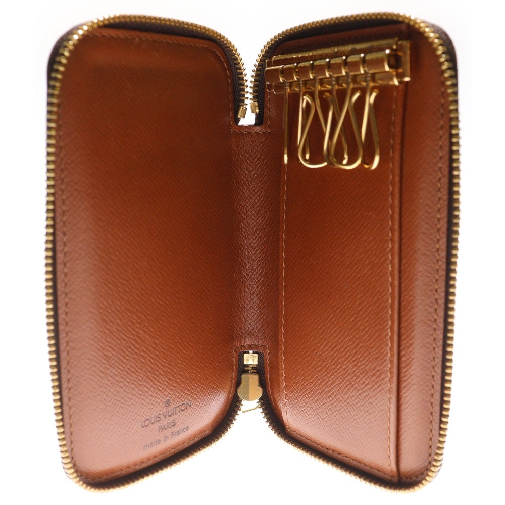 LOUIS VUITTON(ルイヴィトン) モノグラム ポシェット6クレ レザーキーケース ブラウン M62610 レディース