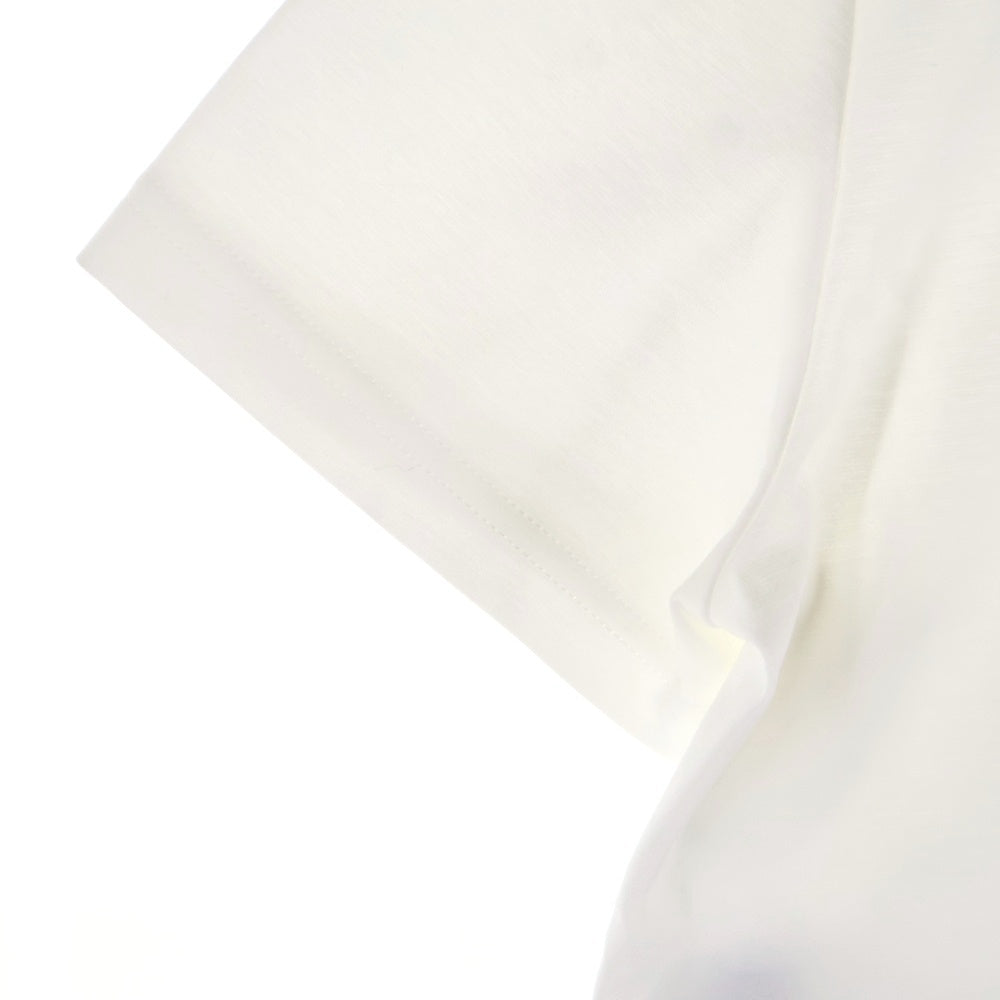 BLUE LABEL CRESTBRIDGE(ブルーレーベルクレストブリッジ) コンパクトクリアーポンチレイヤードライクトップス ホワイト/レッド 半袖 40 レディース