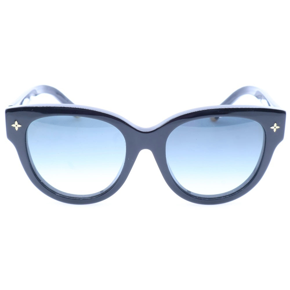 LOUIS VUITTON(ルイヴィトン) マイ モノグラム・ラウンド サングラス ブラック×ブルー #52□19 Z1526E ゴールド金具