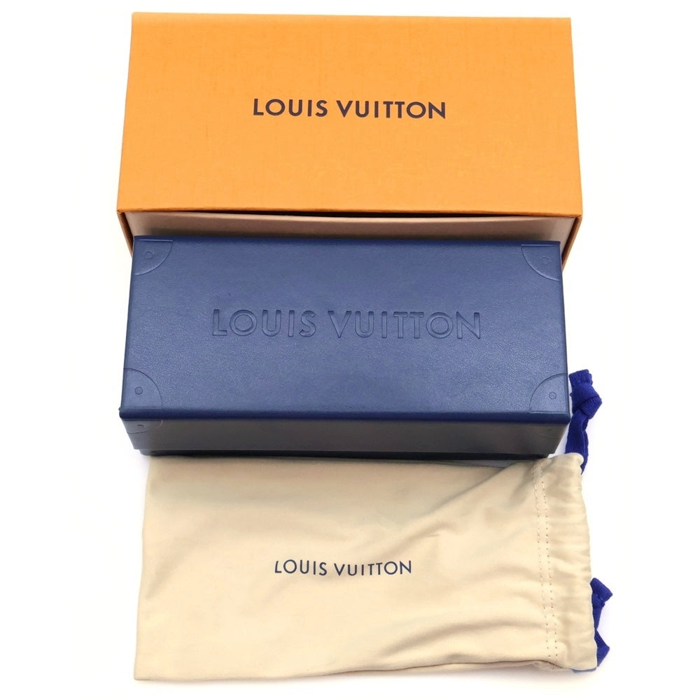 LOUIS VUITTON(ルイヴィトン) マイ モノグラム・ラウンド サングラス ブラック×ブルー #52□19 Z1526E ゴールド金具