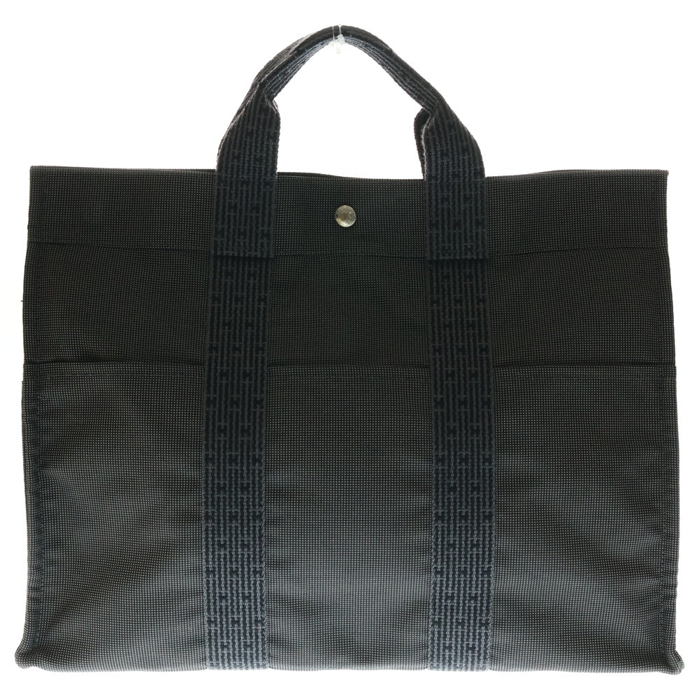 HERMES(エルメス) エールライン MM トートバッグ ハンドバッグ グレー キャンバス
