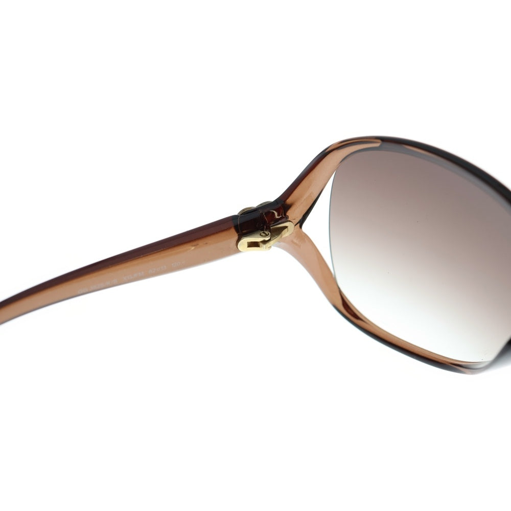 GUCCI(グッチ) インターロッキングG ハート バタフライ オーバルフレーム カラーレンズ サングラス メガネ 眼鏡 アイウェア ブラウン GG3525