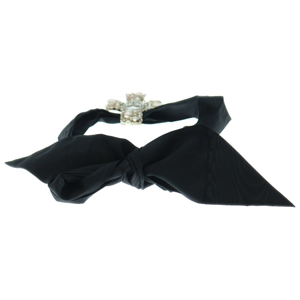 CHANEL(シャネル) ココマーク フェイクパール チョーカー ネックレス ピンク×ゴールド ブラック