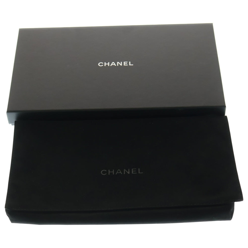 CHANEL(シャネル) ココマーク フェイクパール サスペンダー ブラック×ホワイト A21K ゴールド金具 レディース