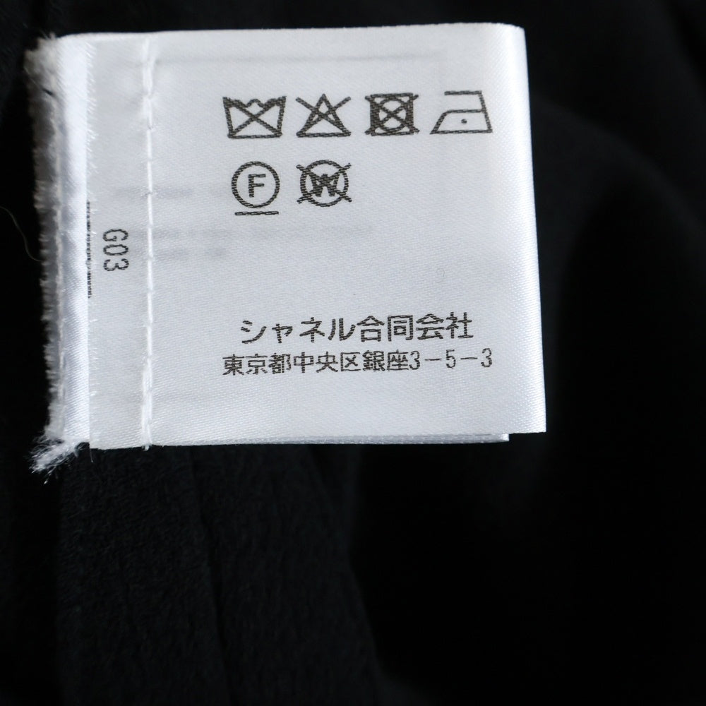 CHANEL(シャネル) ロングコート ココボタン ブラック ウール P65424V34823