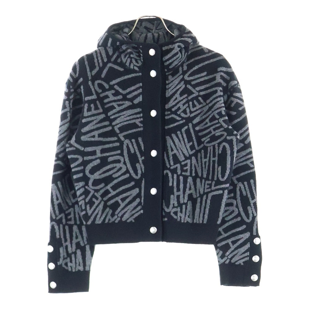 シャネル CHANEL ココマークボタンジャケット　カーディガン CHANEL(シャネル) 93年製 ココマークボタン バイカラー カシミヤ