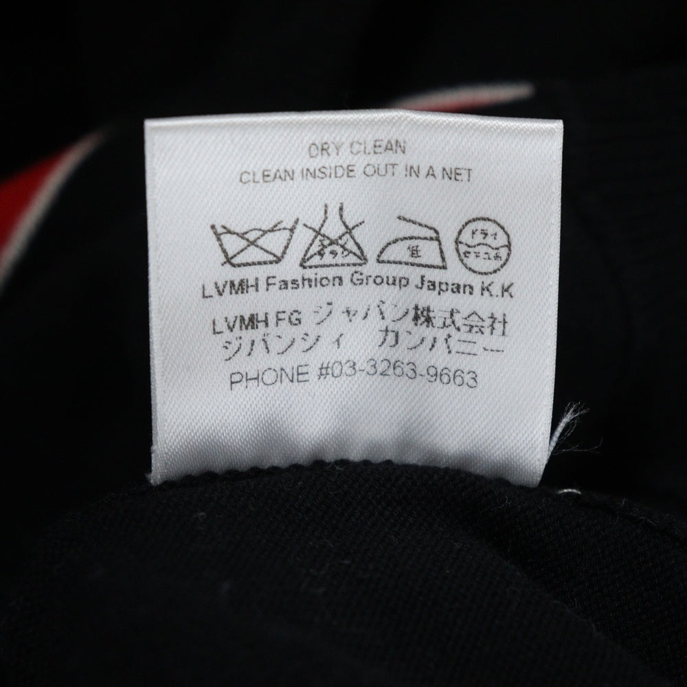 GIVENCHY(ジバンシィ) 16SS Ready to Wear レディ トゥ ウェア スター ラグランスリーブ コットン クルーネック プルオーバー 長袖ニット セーター ブラック/レッド 16S 7502 501