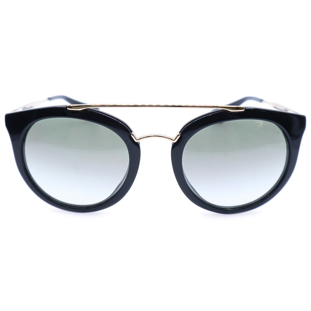 PRADA(プラダ) ダブルブリッジサングラス ブラックフレーム ゴールド金具 グリーンレンズ グラデーション PR23S-F